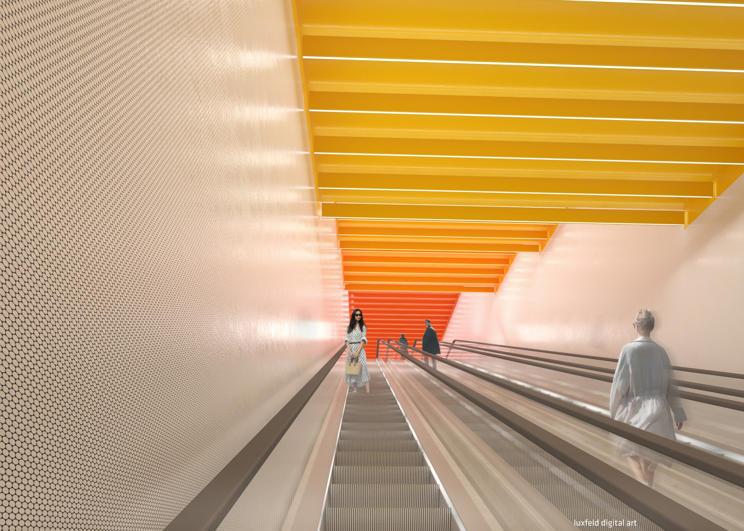 Gestaltungskonzept U-Bahnhof Fraunhoferstrasse in München